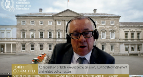 ILDN CEO Joe Saunders addresses Joint Oireachtas Committee